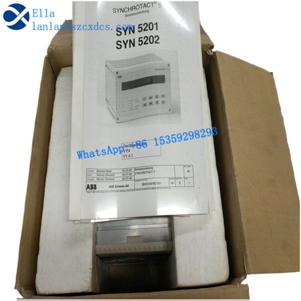 ABB SYN5201a ZV217 3BHB006714R0217 5